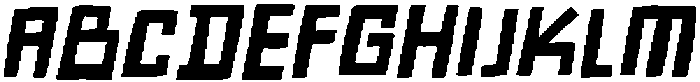 Lonely Shore Italic otf (400) Font UPPERCASE