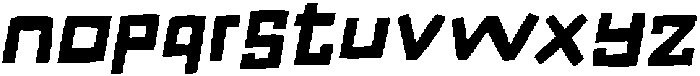 Lonely Shore Italic otf (400) Font LOWERCASE