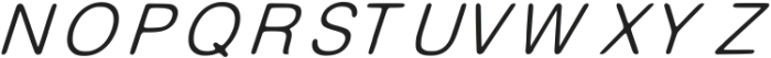 Longhorn Italic Regular otf (400) Font UPPERCASE