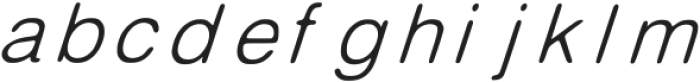 Longhorn Italic Regular otf (400) Font LOWERCASE