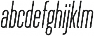 Longitude Light Italic otf (300) Font LOWERCASE