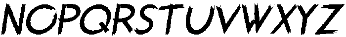 Longshot Italic otf (400) Font UPPERCASE