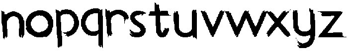 Longshot Regular otf (400) Font LOWERCASE