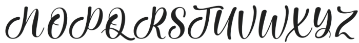 Longtime Script Italic Regular otf (400) Font UPPERCASE