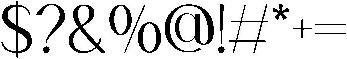 Lonika Regular otf (400) Font OTHER CHARS
