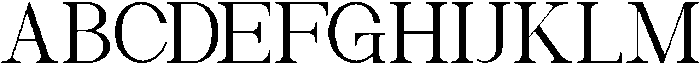 Lonika Regular otf (400) Font UPPERCASE