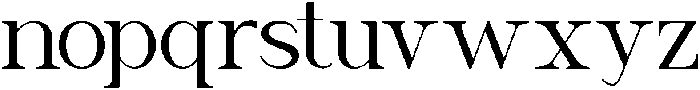 Lonika Regular otf (400) Font LOWERCASE