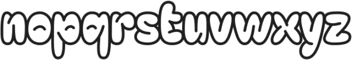 Looks Happy - Outline otf (400) Font LOWERCASE
