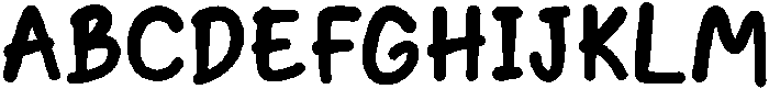 Loomie Regular otf (400) Font UPPERCASE
