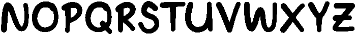 Loomie Regular otf (400) Font UPPERCASE