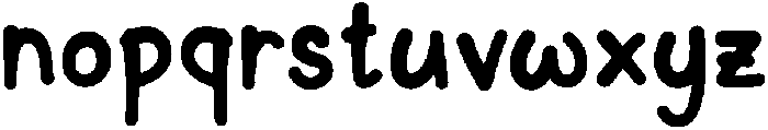 Loomie Regular otf (400) Font LOWERCASE