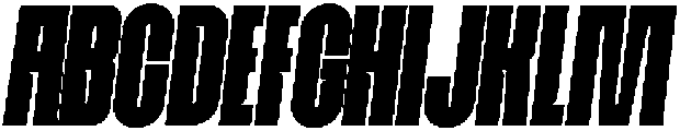 Looproad Slant otf (400) Font UPPERCASE