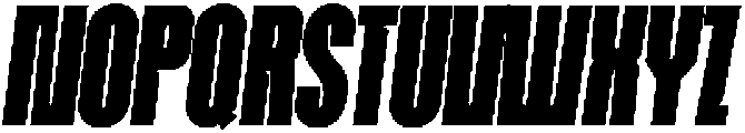 Looproad Slant otf (400) Font UPPERCASE