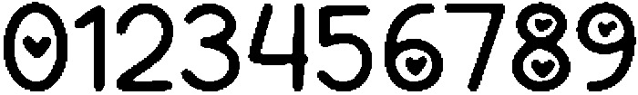 Loopy Hearts Regular otf (400) Font OTHER CHARS
