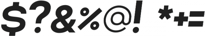 Lorano ExtraBold Italic otf (700) Font OTHER CHARS