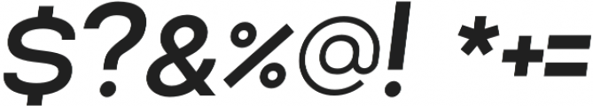 Lorano SemiBold Italic otf (600) Font OTHER CHARS