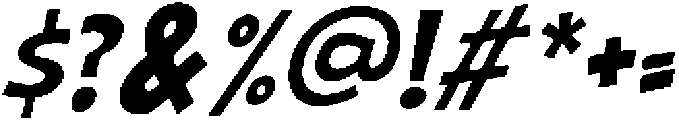 Lorcasen Italic otf (400) Font OTHER CHARS