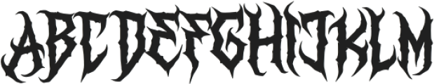 Lord Eratgon otf (400) Font UPPERCASE
