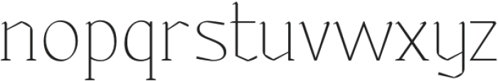 Lordines Thin otf (100) Font LOWERCASE