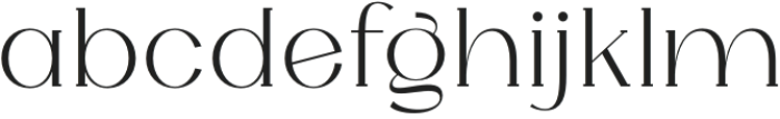 Loreda Light otf (300) Font LOWERCASE