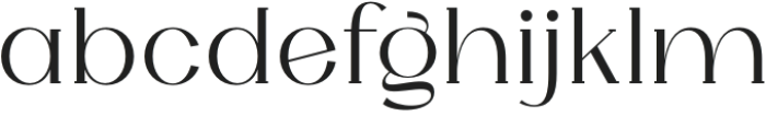 Loreda Regular otf (400) Font LOWERCASE