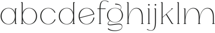 Loreda Thin otf (100) Font LOWERCASE