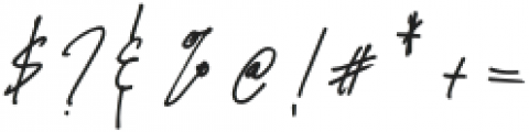 Loremita Signature Regular otf (400) Font OTHER CHARS