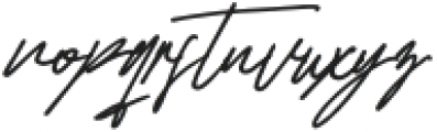 Loremita Signature Regular otf (400) Font LOWERCASE