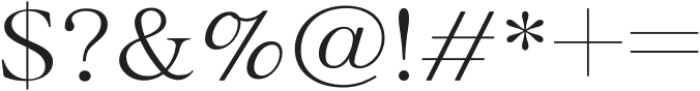 Loren Blake Serif Regular otf (400) Font OTHER CHARS