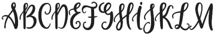 Lorena Script otf (400) Font UPPERCASE