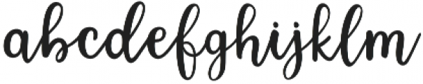 Lorena Script otf (400) Font LOWERCASE