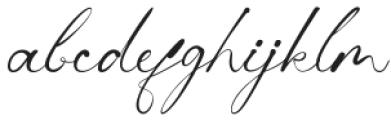 Lorenna Script Regular otf (400) Font LOWERCASE