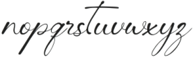 Lorenna Script Regular otf (400) Font LOWERCASE