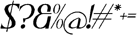 Lorentrix Italic otf (400) Font OTHER CHARS