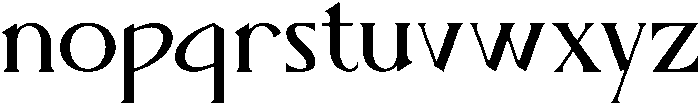 Lorentrix otf (400) Font LOWERCASE