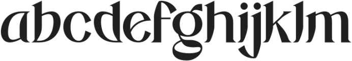 Loresha Serif Display otf (400) Font LOWERCASE