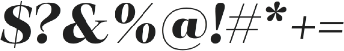 Loretta Display Bold Italic otf (700) Font OTHER CHARS
