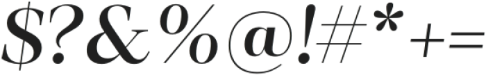 Loretta Display Medium Italic otf (500) Font OTHER CHARS