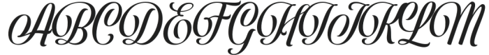 Lorinda Script Regular otf (400) Font UPPERCASE