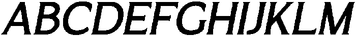 Lorine Oblique otf (400) Font UPPERCASE