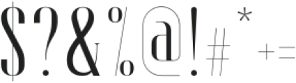 Lorise Sans Regular otf (400) Font OTHER CHARS