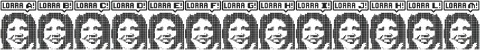 Lorra Lorra Dates! ttf (400) Font UPPERCASE
