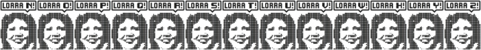 Lorra Lorra Dates! ttf (400) Font UPPERCASE