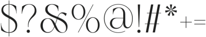 Lorvine otf (400) Font OTHER CHARS