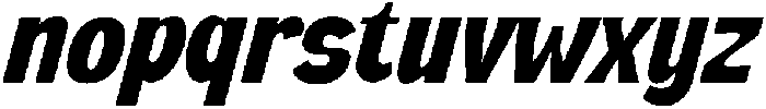 Lorzen Sans Serif Oblique otf (400) Font LOWERCASE