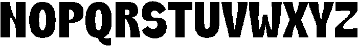 Lorzen Sans Serif regular otf (400) Font UPPERCASE