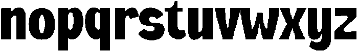 Lorzen Sans Serif regular otf (400) Font LOWERCASE