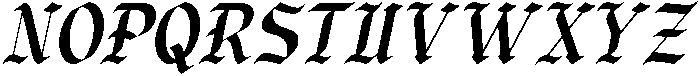 Los Reyes Italic otf (400) Font UPPERCASE