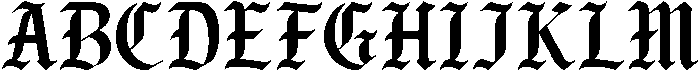 Los Reyes Regular otf (400) Font UPPERCASE