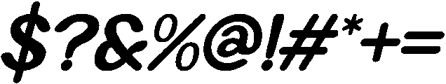 Losginext Italic otf (400) Font OTHER CHARS